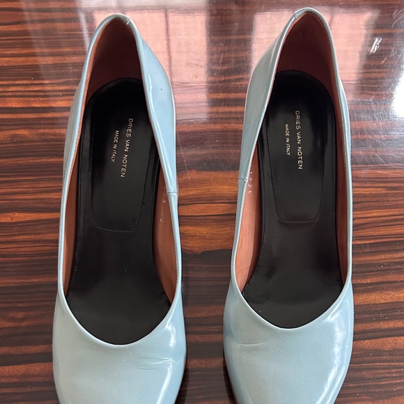 Dries Van Notem Wedge Patent Pumps - Picture 3 of 6